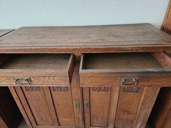 Image 1 of Antique cabinet with grape motif