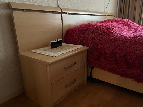 Image 1 of slaapkamer ameublement compleet met electr. lattenbodems
