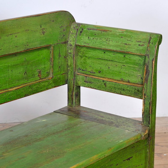 Image 1 of Antique Pine Bench, 1930’s