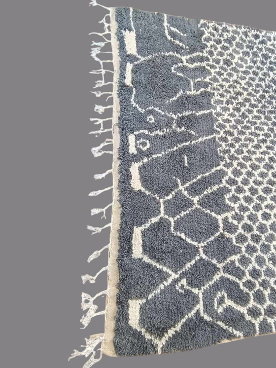 Image 1 of Tapis berbère en laine vierge Tapis marocain - 307 x 213 cm 300 x 200 m Type B13.2