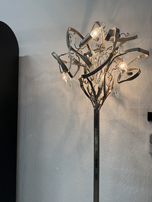 Brand van Egmond Delphinium Vloerlamp Nikkel