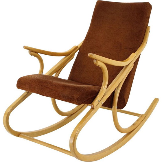 Image 1 of Vintage rocking chairs, Czechoslovakia 1958