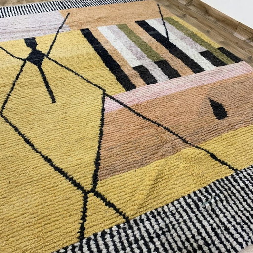 Tapis marocain en laine natural 250cmx200cm