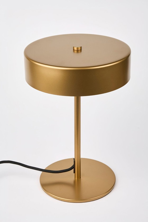 Image 1 of Frandsen Dark LED Table Lamp Brass