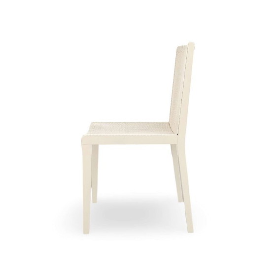 Lloyd Loom Italia Vintage Chair White Wicker Original – Side chairs, Wood (photo 5 of 9)