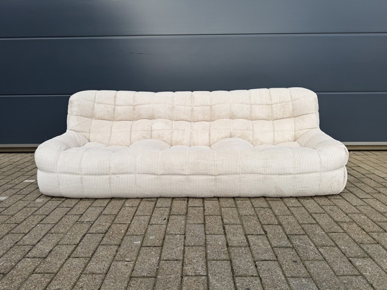 Image 1 of Ligne Roset Kashima 3 posti, 2x2 posti, 1 posto in velluto a coste beige 10/10