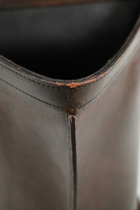 Image 1 of Papelera de cuero