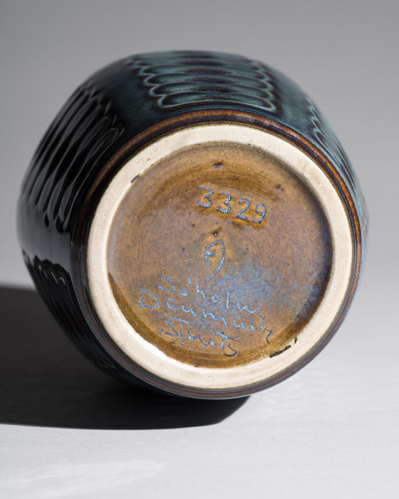 Image 1 of Jarrón de cerámica Søholm Studio Einar Johansen Dinamarca años 60 Modelo 3329