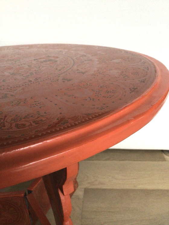 Image 1 of Tavolo laccato birmano