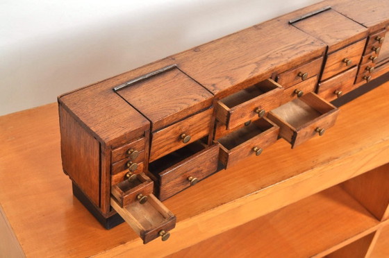 Vetrina da Banco Antica in Rovere, Anni '10 – Vetrine, Wood, Vintage (photo 10 of 16)