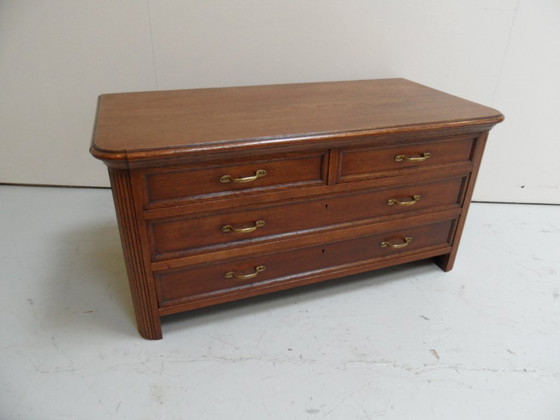 Image 1 of Antique oak chest of drawers
