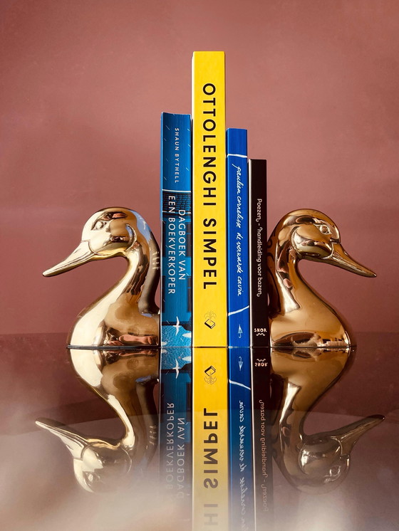 Image 1 of 💛Messing eenden boekensteunen💛 ja