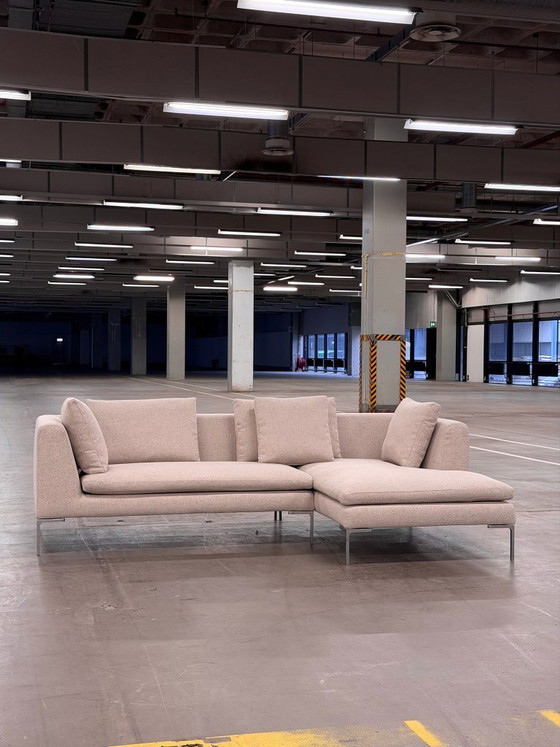 Image 1 of Sofá esquinero Charles de B&B Italia | Gris topo