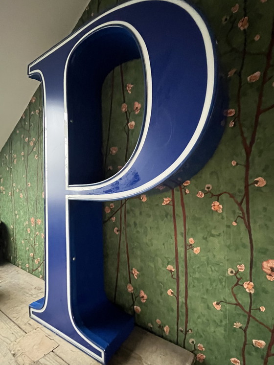 Image 1 of XL advertising letter P / facade advertising 95 cm