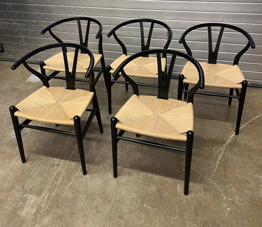 5x Carl Hansen CH24 wishbone chair