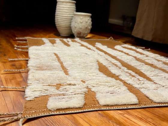 Image 1 of Beni Ourain-tapijt, volledig handgemaakt.