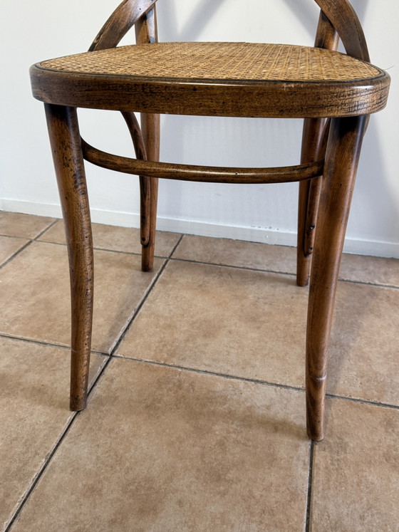 Klassieke Houten Kruisrug Stoel - Klassieke Houten Kruisrug Stoel – Eetkamerstoelen, Rattan, Wood (photo 6 of 15)