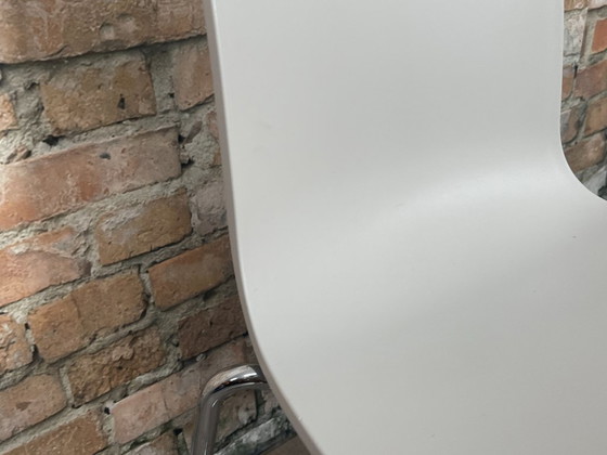 Image 1 of 4x Vitra HAL RE Sledge bianco