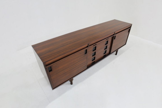 Vintage Sideboard Renato Magri Cantieri Carugati 1960s, Wood, Brown (photo 7 of 10)
