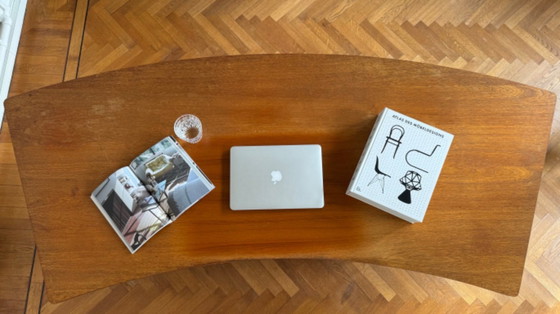 Image 1 of Bureau Boomerang Vintage Autoportant Tijsseling Nijkerk