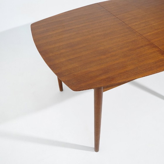Image 1 of Teak table with extendable top, 1960s