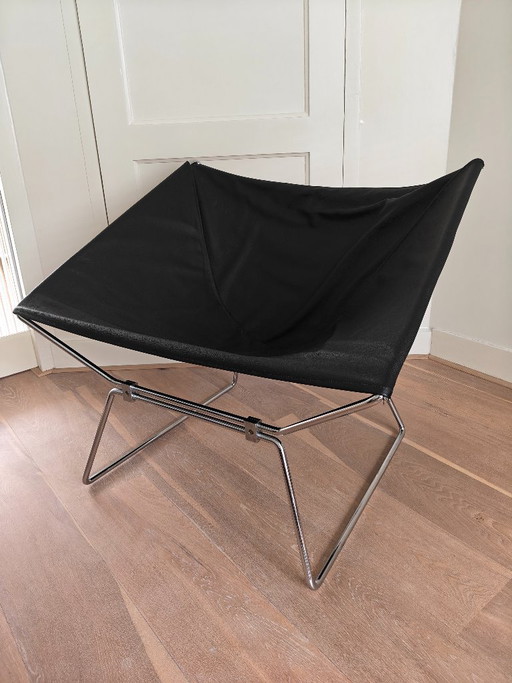 1x Pierre Paulin AP-14 "Anneau" Stoel AP Polak, 1950 – AP Originals, kuipstoelen, Leather