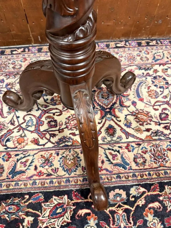 Classic english pied de stalle plant stand, Side tables, Brown, Chesterfield (photo 9 of 11)