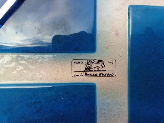 Image 1 of Vintage wandklok – Murano glas – 23 × 23 cm