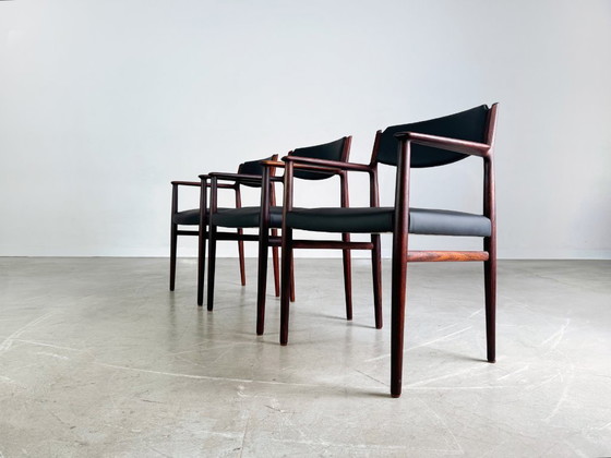 Image 1 of 3x Arne Vodder Sedia del Medioevo P. Olsen Sibast palissandro danese