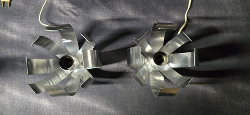 Paire de lampes de table ou d'appliques murales Jocelyne Trocmé pour Oxar – Vers 1970