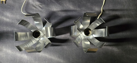 Image 1 of Pair of table or wall lamps by Jocelyne Trocmé for Oxar - circa 1970