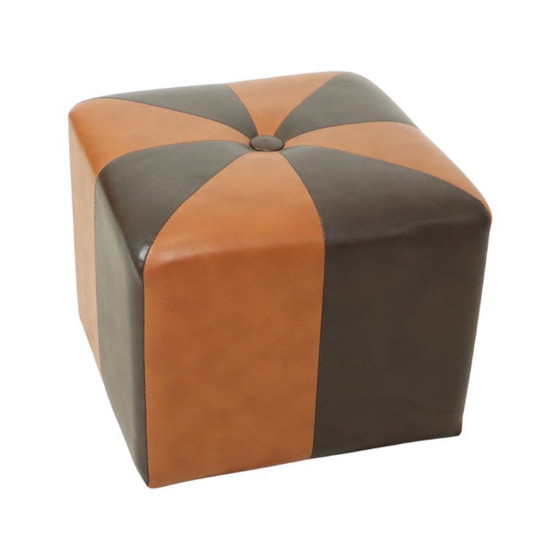 Image 1 of Poggiapiedi quadrato vintage Skai