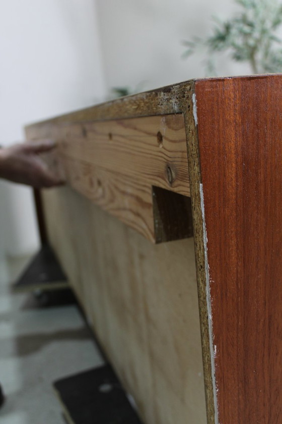 Image 1 of meuble flottant gris vintage