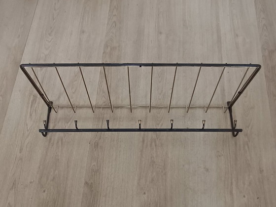 Distinctive Fifties Coat Rack – Metal, Brass (photo 7 of 10)