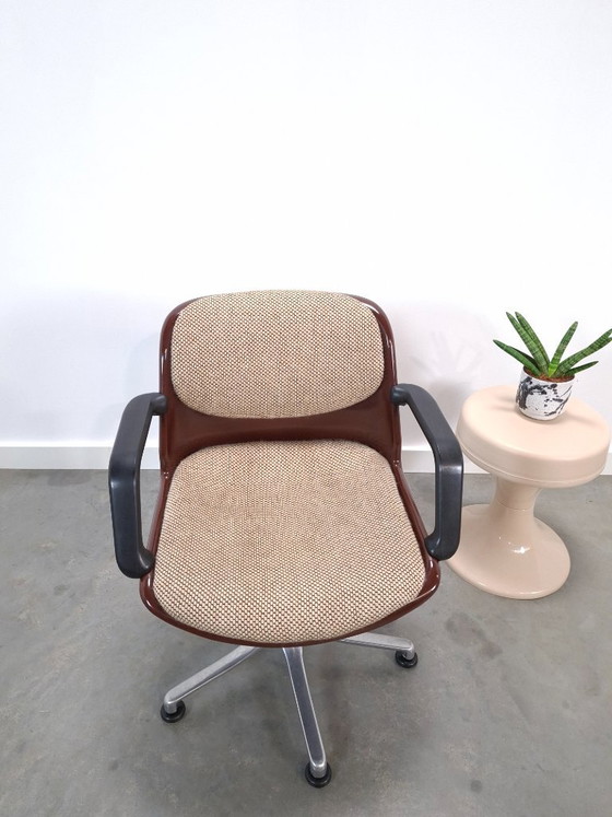 Office chair Burkhard Vogtherr for Fröscher Sitform 70s, chair 2 – Plastic (photo 3 of 13)
