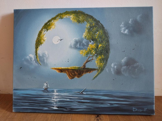 Image 1 of Adam Burczyc - Pellegrino | Olio su tela 50 x 40 cm