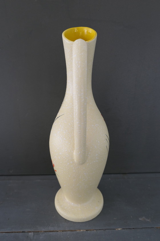 Image 1 of Vintage H. Bequet Quaregnon Vase 523
