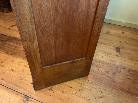 Roller Shutter Archive Music Cabinet, 3-Panel, 50s French – Storage cabinet, Wood (photo 14 of 20)