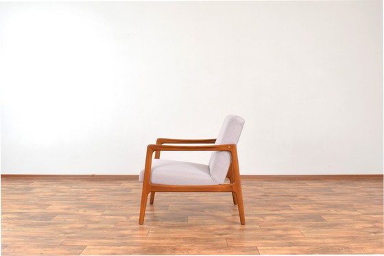 Image 1 of Mid-Century Swedish Teak Lounge Chair by Alf Svensson for Dux, 1960s.