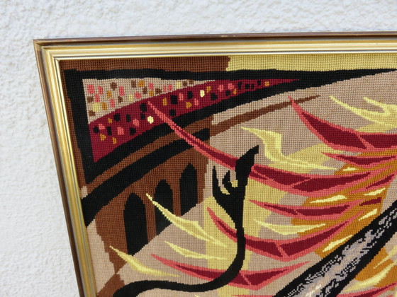 Image 1 of Tapestry "La Corrida" France, 1970