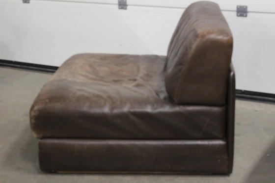 De Sede DS76 Sillón / Sección Central Sofá, Sofás modulares, Madera, Cuero, Marrón (foto 2 de 6)