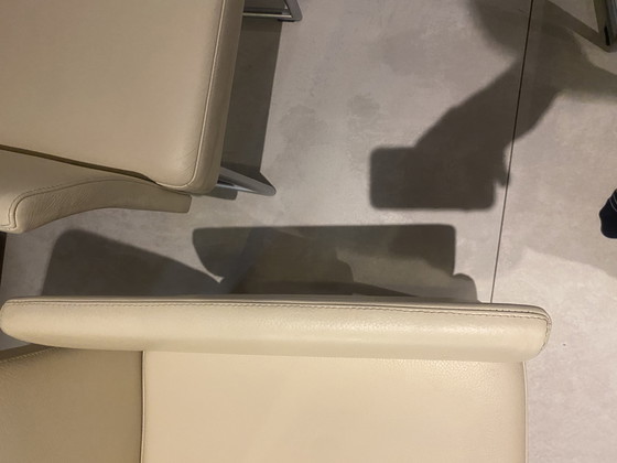 Image 1 of Rolf Benz leather chairs, model 7400