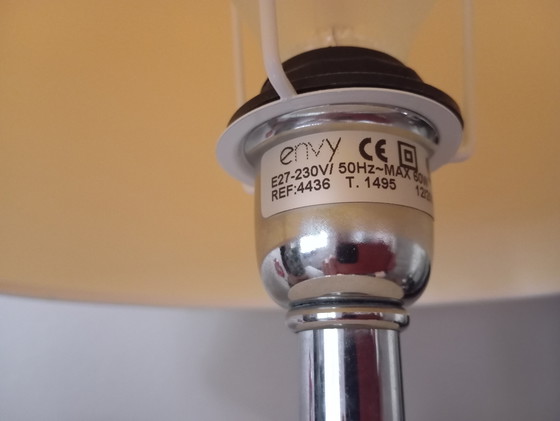 Image 1 of White floor lamp, white ceramic base, Beaulieu model by Envy / Portugal