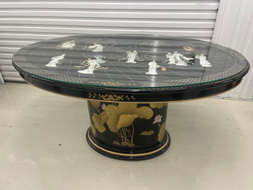 Chinese Ovale Eetkamerset (Eettafel + 4 stoelen)