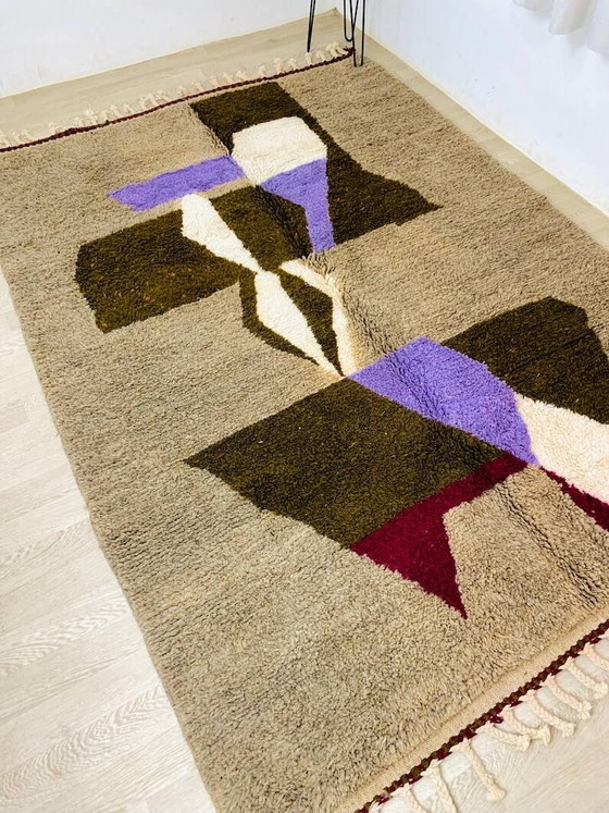 Tapis marocain fait main 250cm x 150cm – Wool, Cotton (photo 9 of 11)
