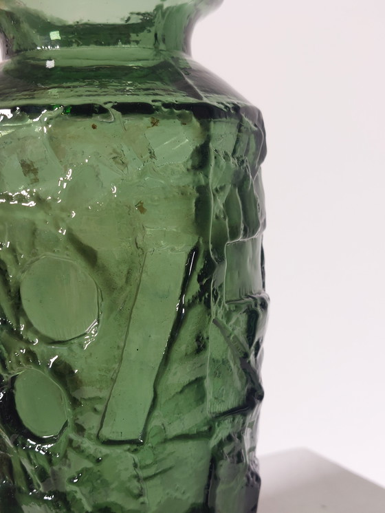 Image 1 of Vintage Mid Century Glasvase Göte Augustsson Ruda Glasbruk 1960er