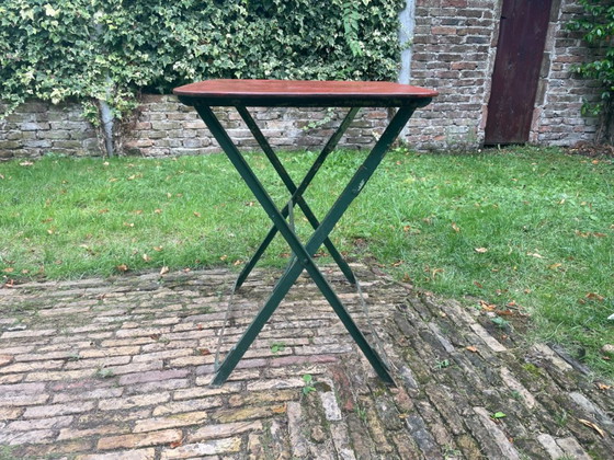 Tavolo da giardino Tavolo da bistrot Tavolo pieghevole Francese – Tavoli da giardino, Iron (photo 11 of 16)