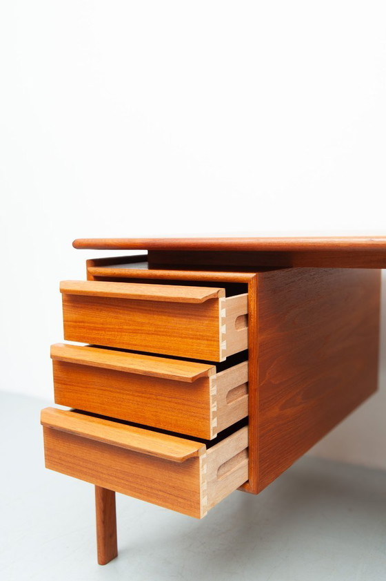 Image 1 of Teak Schreibtisch von GV Gasvig für GV Møbler, 1960er