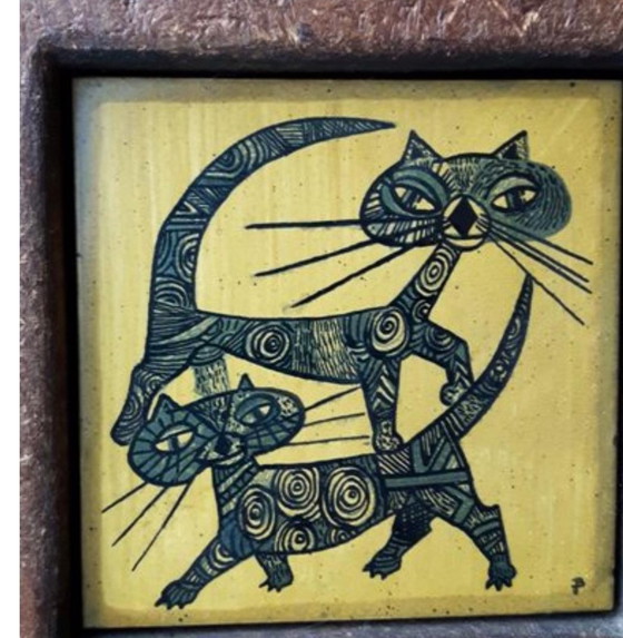 Image 1 of Baldosas de cerámica en marco Julia Braendle