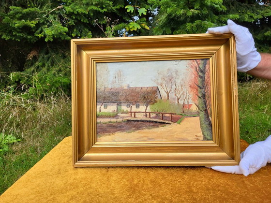 Original Double-Sided Oil Painting - Mid-Century – Paintings & Drawings, Canvas (photo 2 of 12)